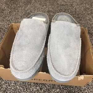 Sperry Moc-Sider Mule Suede - Women’s size 6m